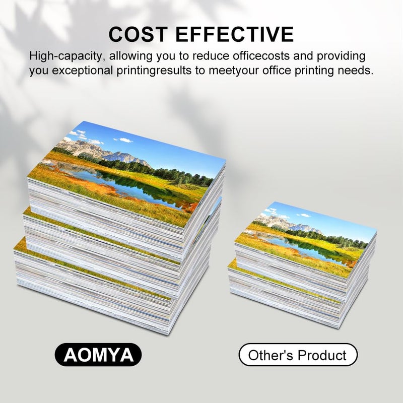 Aomya 300ml Yellow Ink Cartridge Dye Ink Compatible for HP 727 Works for DesignJet T920 T930 T1500 T1530 T2500 T2530 Printers - Image 4
